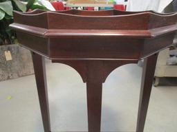 Hekman Octagonal Occasional Mahogany Table