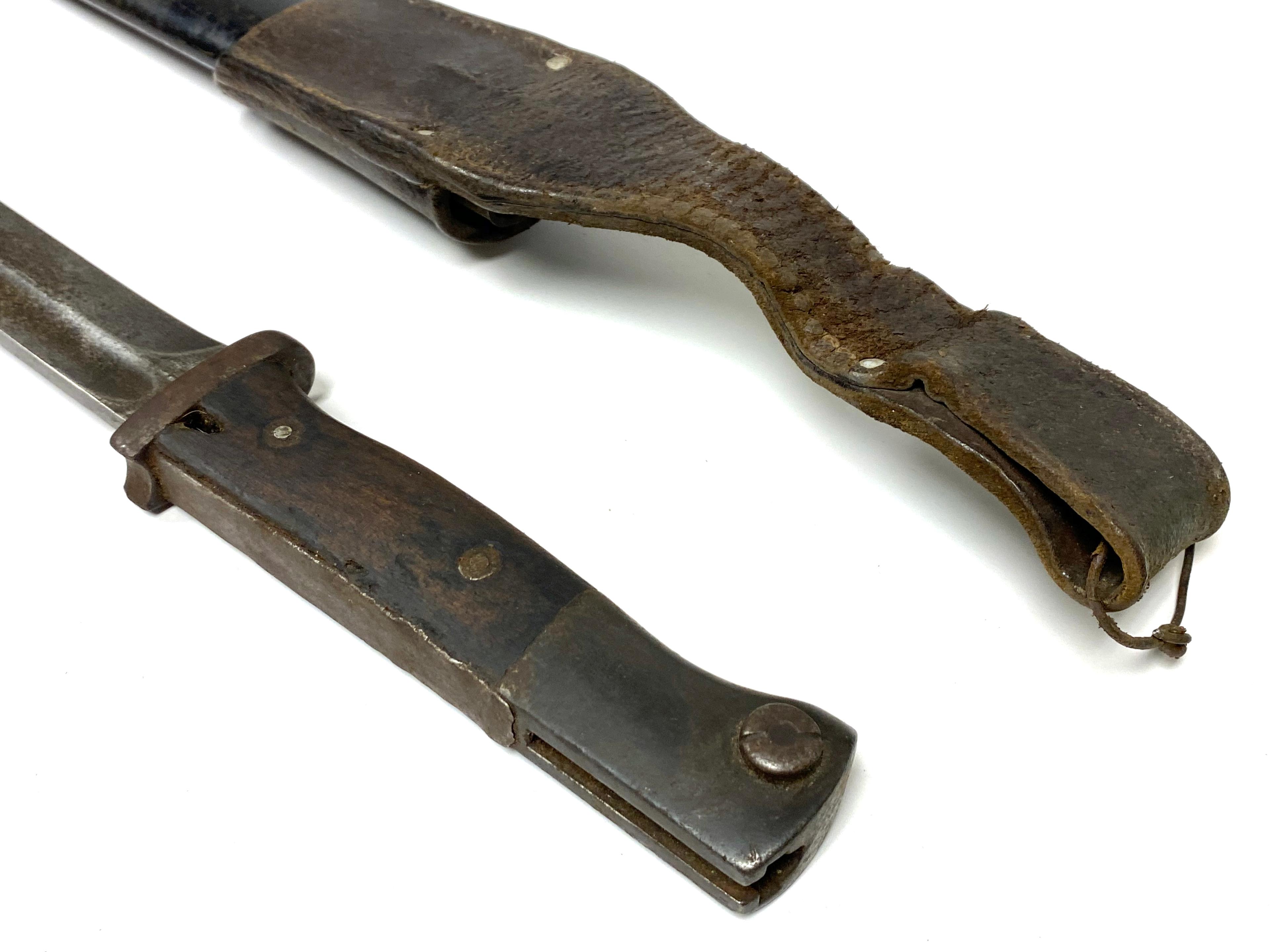 German K98 Mauser Bayonet, Scabbard, and Frog