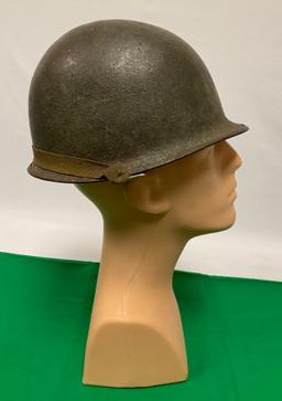 US 4th Infantry M1 Helmet with Liner & Chinstrap