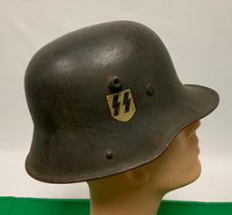 German Transitional M16 Double Decal SS-VT Helmet with Liner/Chinstrap