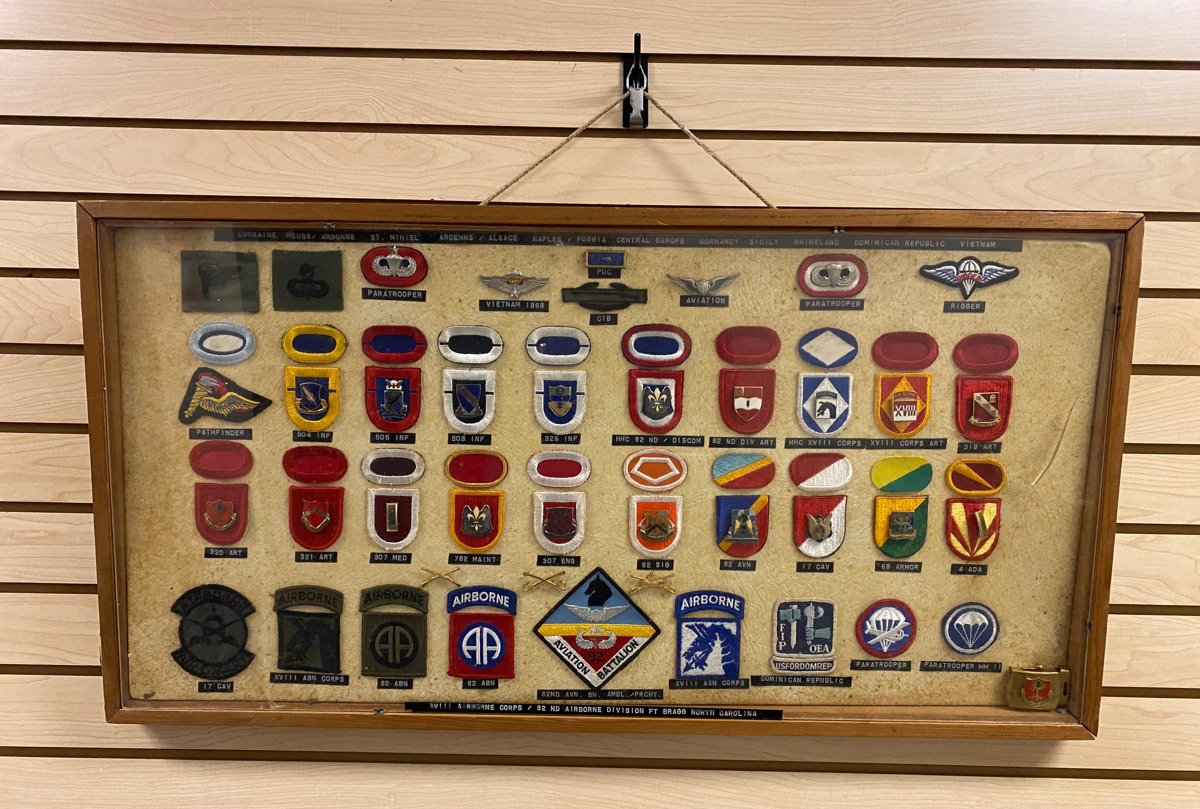 Vet Assembled Display - XVIII Airborne Corps / 82nd Airborne Div. Ft. Bragg, NC