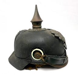 Imperial WWI German Prussian Infantry Pickelhaube Helmet