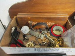 Military Patches and Pins, Watches, Pen and Pencil Set, Cuff Links, Old Keys Etc.