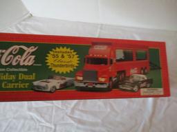 2001 Coca-Cola Limited Edition Holiday Dual Classic Carrier in Original Box