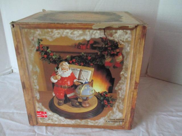 1983 Coca-Cola The Classic Santa Claus First Annual Christmas Figurine