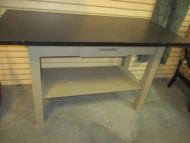 Large Work Table This Drawer and Under Shelf