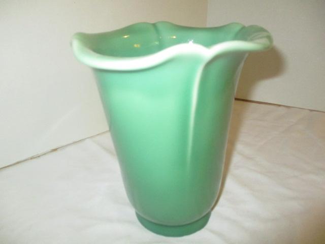 1934 Rookwood Pottery Green Glazed Vase