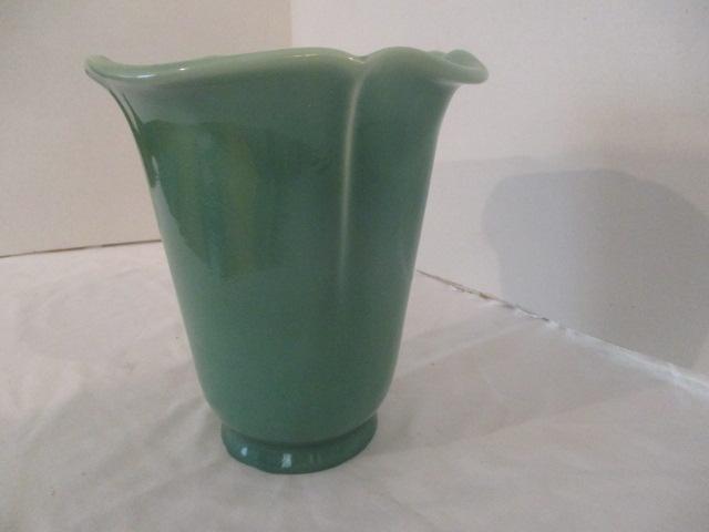 1934 Rookwood Pottery Green Glazed Vase