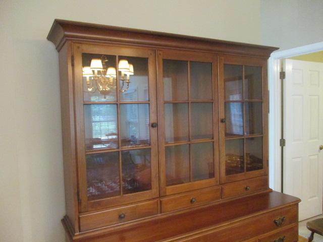 Pennsylvania House Cherry 2 Piece China Cabinet