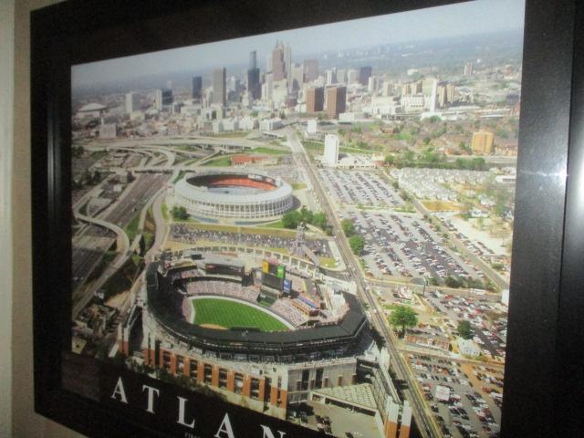 Atlanta Stadium Framed Print