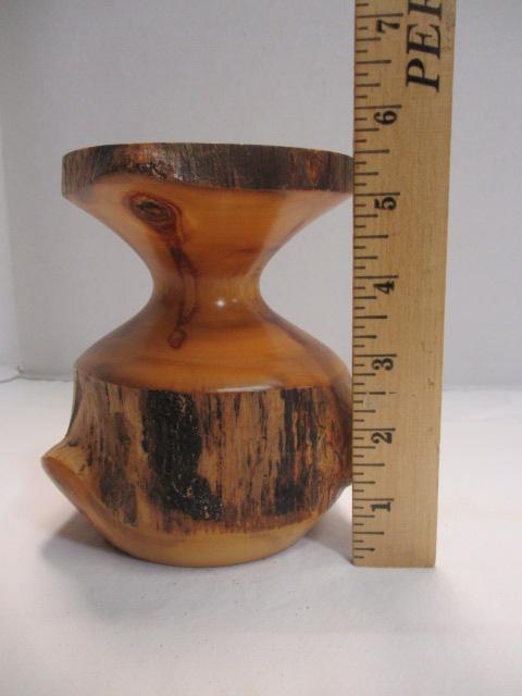 Hand Crafted How's Your Aspen? A Rocky Mountain Aspen Wood Turned Vase