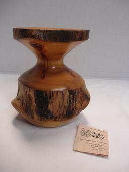 Hand Crafted How's Your Aspen? A Rocky Mountain Aspen Wood Turned Vase