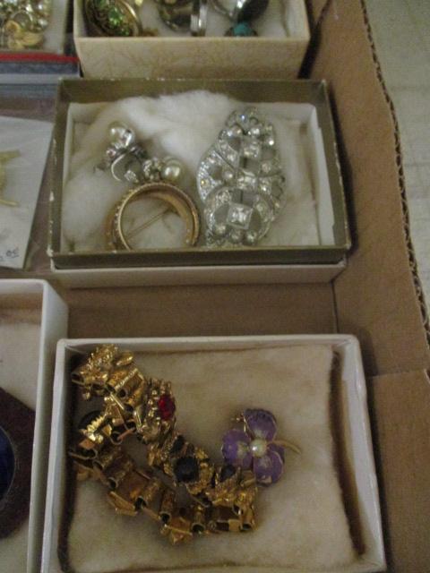 Vintage Brooches, Earrings and Rings