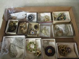 Vintage Brooches, Earrings and Rings