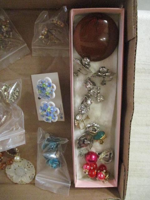 Vintage Beaded Necklaces and Clip-On Earrings