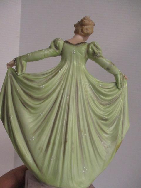 Vintage Porcelain Bisque Fair Lady Figure