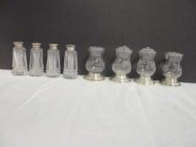 Sterling and Glass Shakers