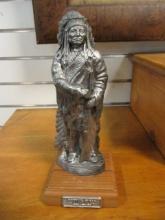 1999 Limited Edition Michael Ricker "Sitting Bull" Statue