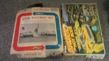 Lionel HO Scale Electric Raceway Set in Original Box and Tyco Sparking' Hot Rods
