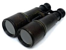 Vintage French Lemaire FABT Paris Military Binoculars