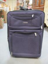 Leisure Purple Soft Side Rolling Suitcase
