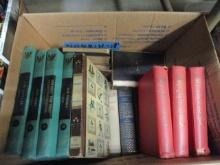 Box of Vintage Books - "The Count of Monte Cristo", "Kidnapped", etc.