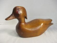 Signed and Dated Vintage Wood Duck Decoy
