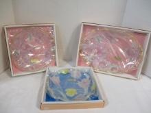 Michio Suzuki (Lot of 3) Christmas Platters in Boxes