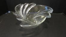 Crystal Swirl Design Centerpiece Bowl