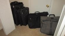 Jaguar 3 Piece Suitcase Set and Harmony Garment Bag