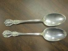 Two Towle 'Old Master' Sterling Spoons