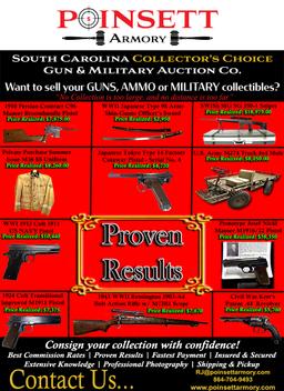 Sell your collection with Poinsett Armory - Quick and Simple w/ Great Commission Rates