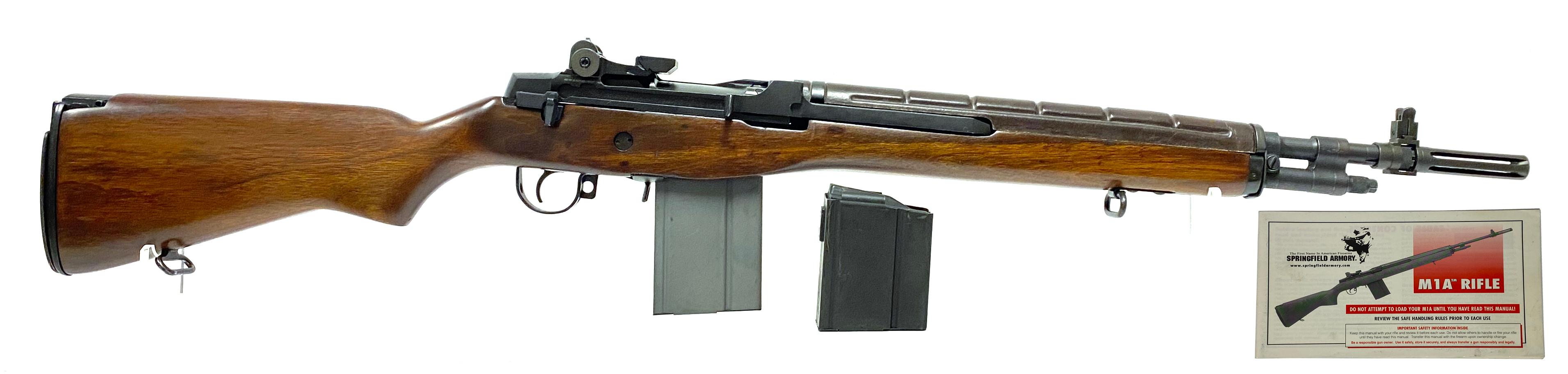 Excellent US Springfield Armory M1A 7.62x51mm Semi-Automatic Magazine Rifle w/ Manual