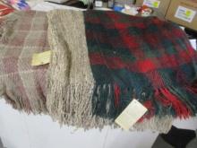 Three New Old Stock Hand Woven Throws