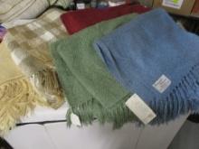 Five New Old Stock Churchill Weavers Throws