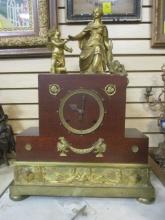 Antique Louis Philippe Gilt Bronze French Mantle Clock