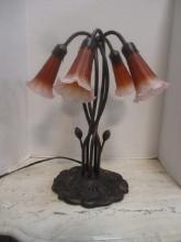 5 Light Pond Lily Table Lamp