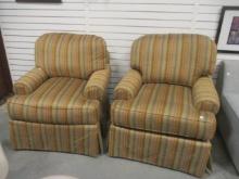 Pair of Stanford Furniture Upholstered Chairs