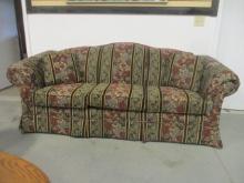 Havenworth Furniture Rolled Arm Sofa with Wood Header