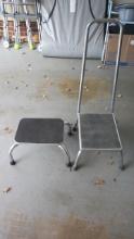 Two Metal Safety Step Stools