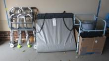 Medical Supplies-Carex Portable Potty Chair, Drive Premium Guard Gel Bed