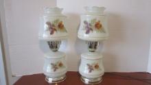 Pair of Electric Gone with the Wind Style Parlor Lamps