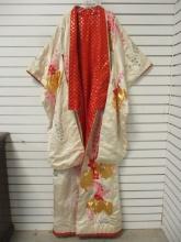 Wedding or Ceremonial Silk Embroidered Kimono