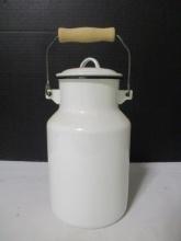 Enamel Canister w/Handle
