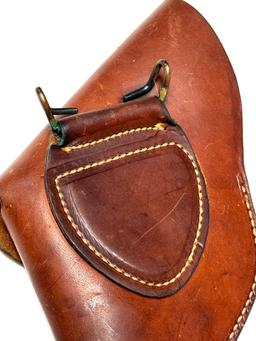 Vintage Leather Flap Holster and Knife Sheath 