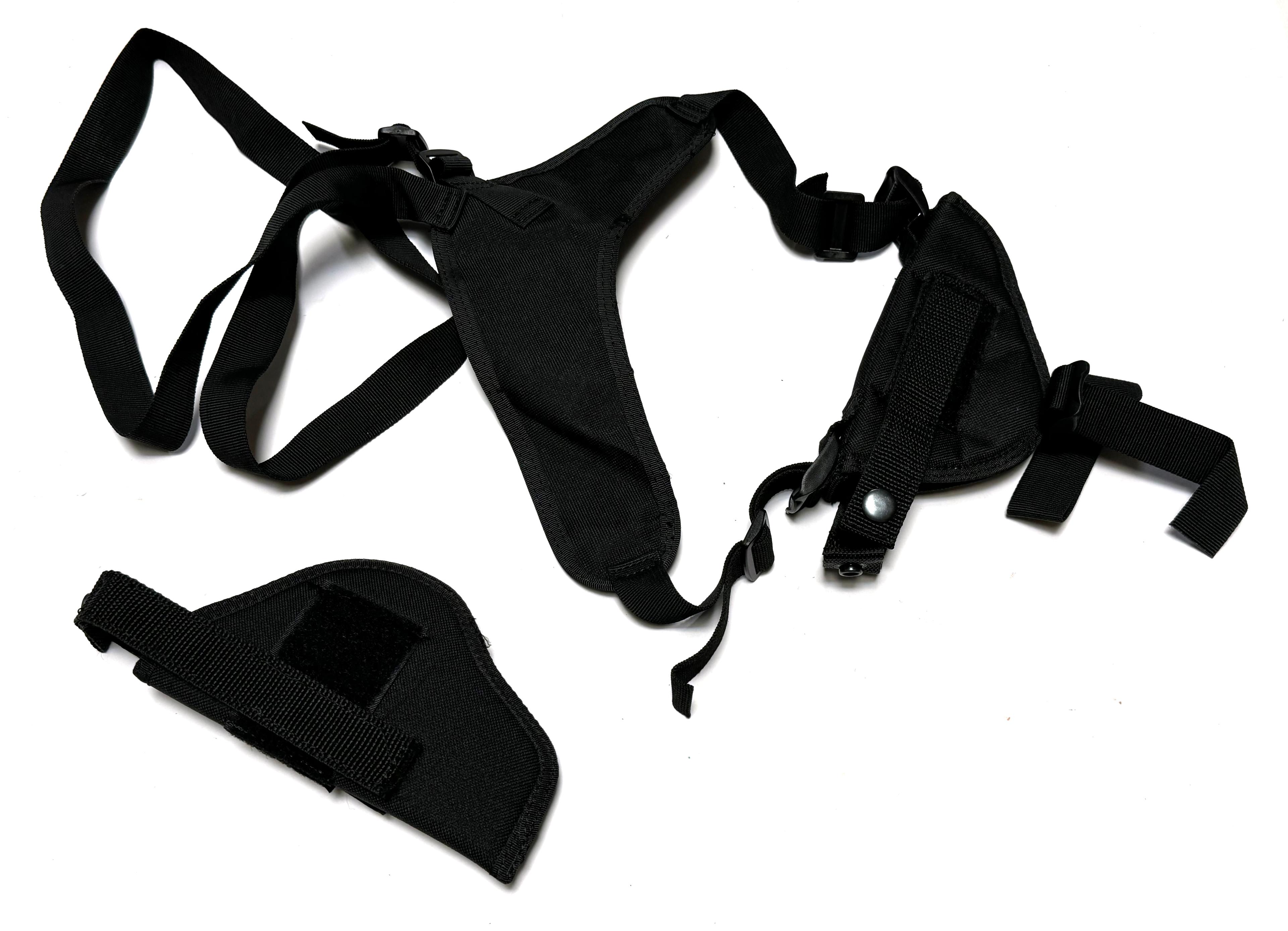 Nylon Shoulder Holster with an Additional Clip-On Holster