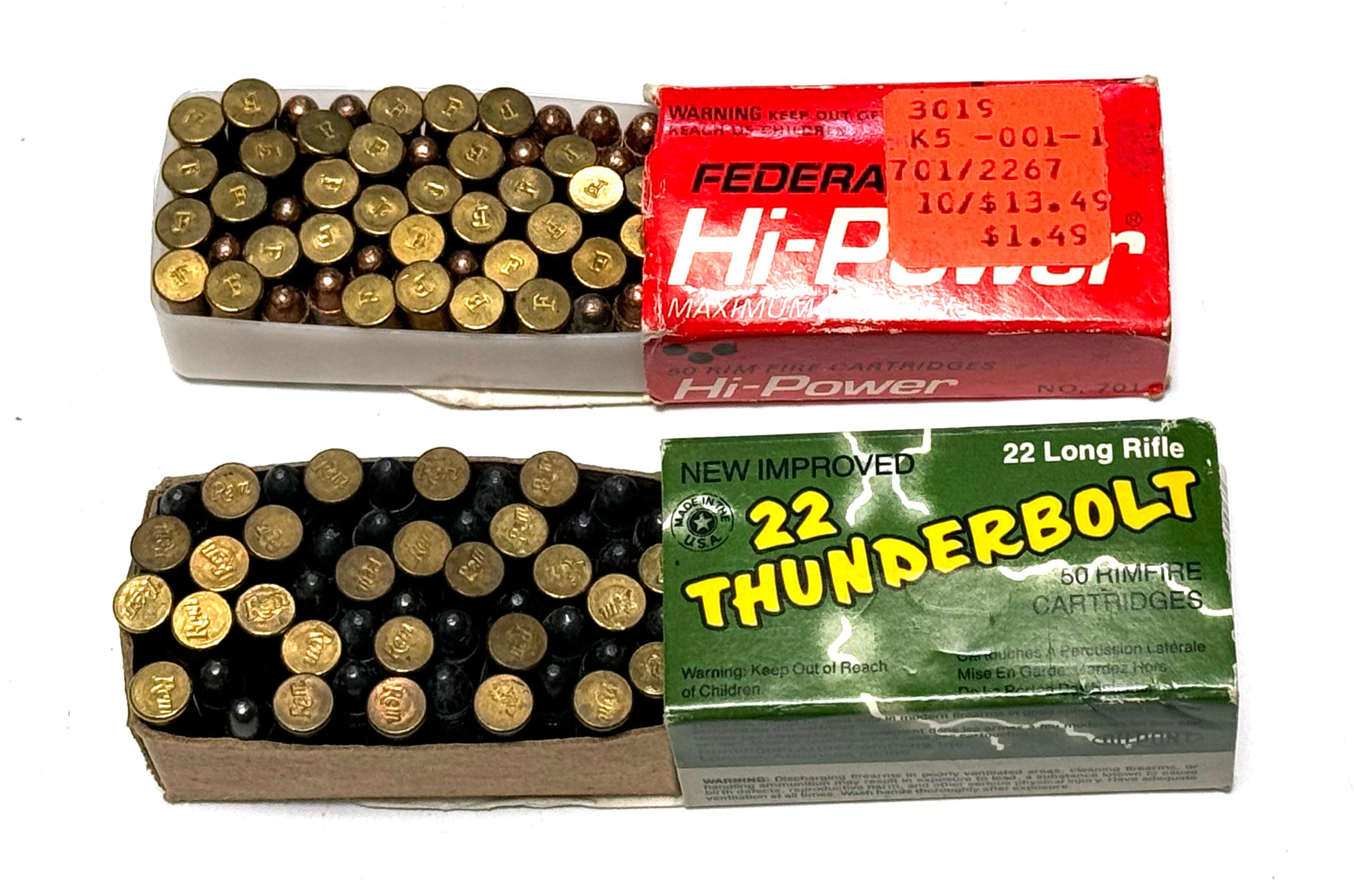 NIB 50rds. of .22 LR & .22 SHORT Ammunition