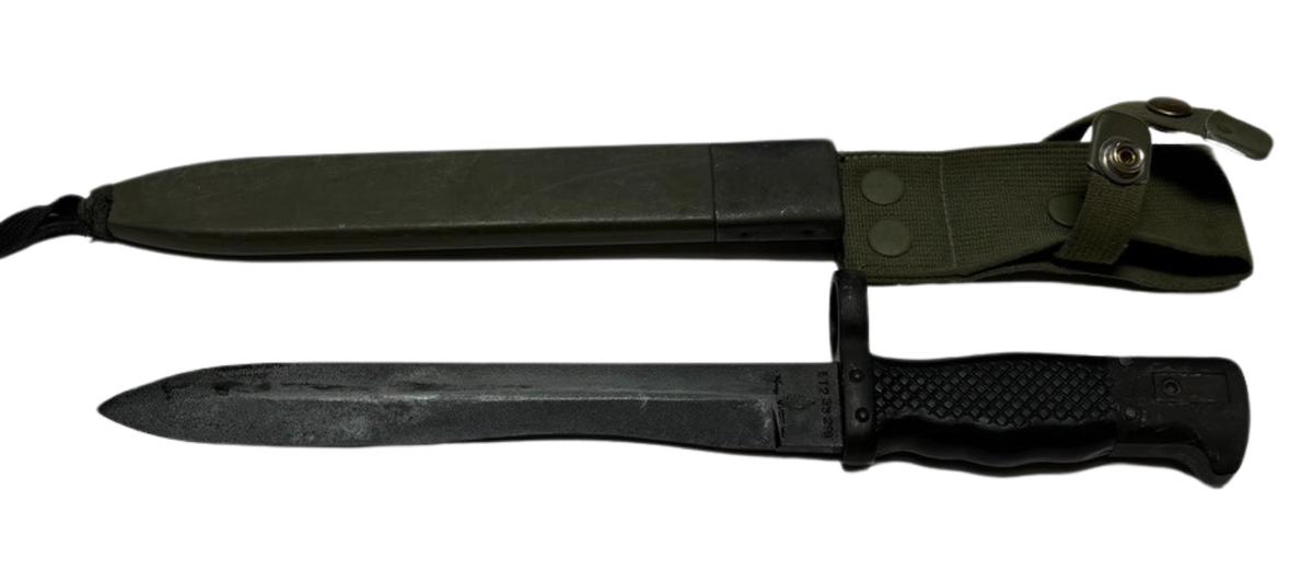 Spanish M1964 CETME Model C Knife Bayonet with Scabbard & Frog by Toledo