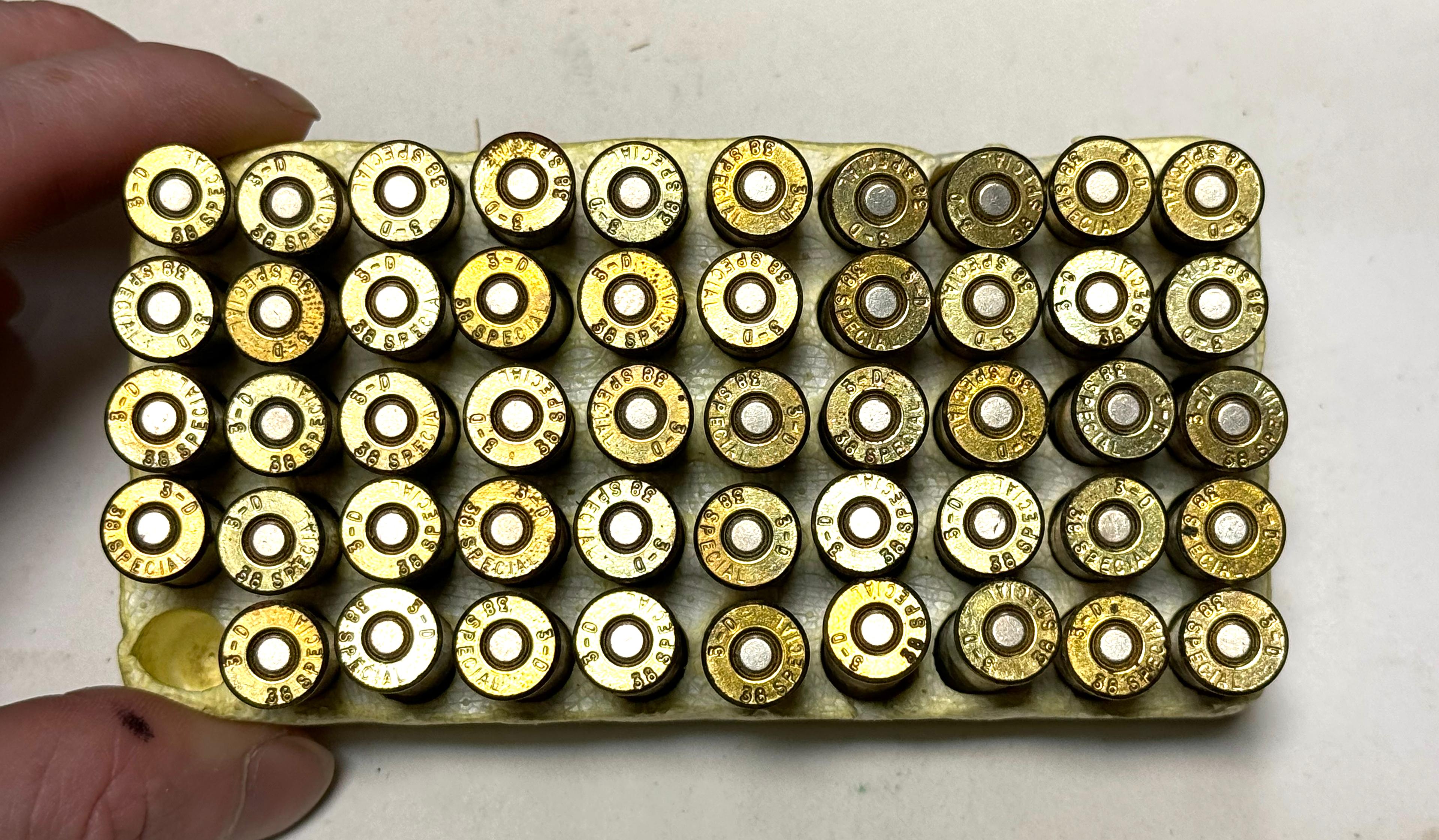 Factory 98rds. of .38 SPECIAL Police & JHP Ammunition