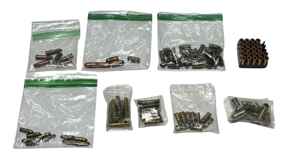 Lot of Various Collectible Handgun Cartridges and Ammunition